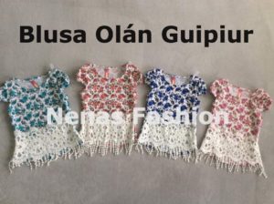 Blusa Estampada Olan de Guipiur