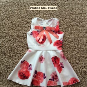 Vestido Clau Hueso